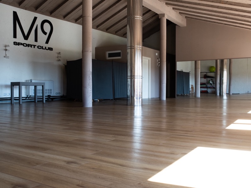 Sala corsi del M9 Sport Club
